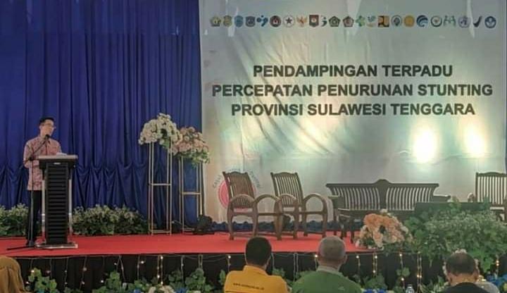 Puncak Pendampingan Terpadu Percepatan Penurunan Stunting di Gedung Wakaka, Kecamatan Pasarwajo, Kabupaten Buton. Foto: Ist