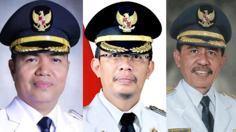 Bupati Buton, Bupati Kolaka Utara dan Bupati Bombana akan berakhir masa jabatannya pada Agustus 2022. Gubernur Ali Mazi akan mulai mengusulkan masing-masing 3 nama calon Pj ke Kemendagri pada Akhir Juli ini. Foto: Ist.
