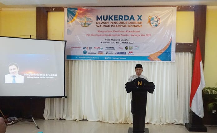Kabag Kesra Konawe Marjuni menyebut jika bantuan dana hibah untuk pembangunan rumah ibadah sala satu visi misi Bupati Konawe Kery Saiful Konggoasa. Foto: ist