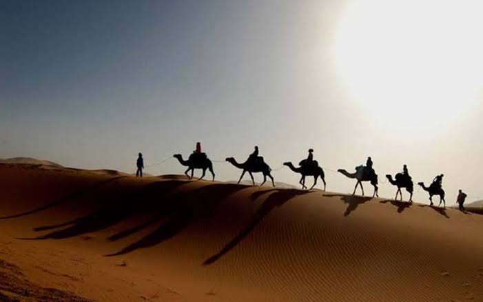 Hijrahnya Rasulullah SAW dari Makkah ke Madinah menjadi momen penting bagi umat Islam. Peristiwa ini dipilih menjadi awal penanggalan dalam kalender Islam. Foto: Repro pinterest