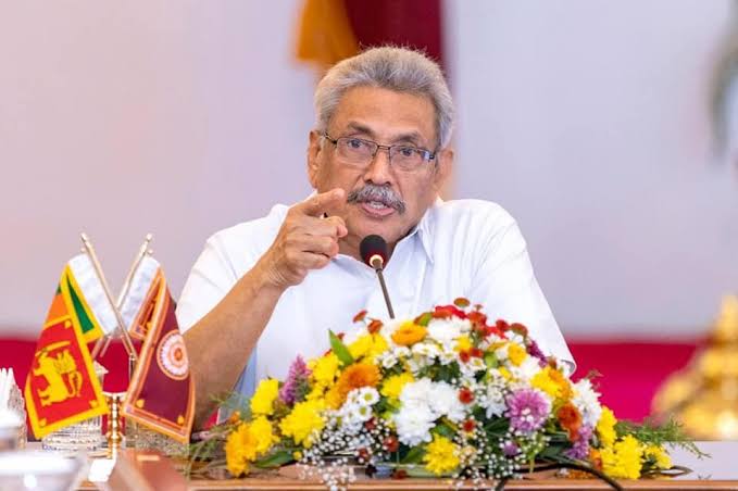 Presiden Sri Lanka Gotabaya Rajapaksa dilaporkan kabur ke Singapura usai menyatakan pengundurkan dirinya. Foto: Repro newsfirst.lk