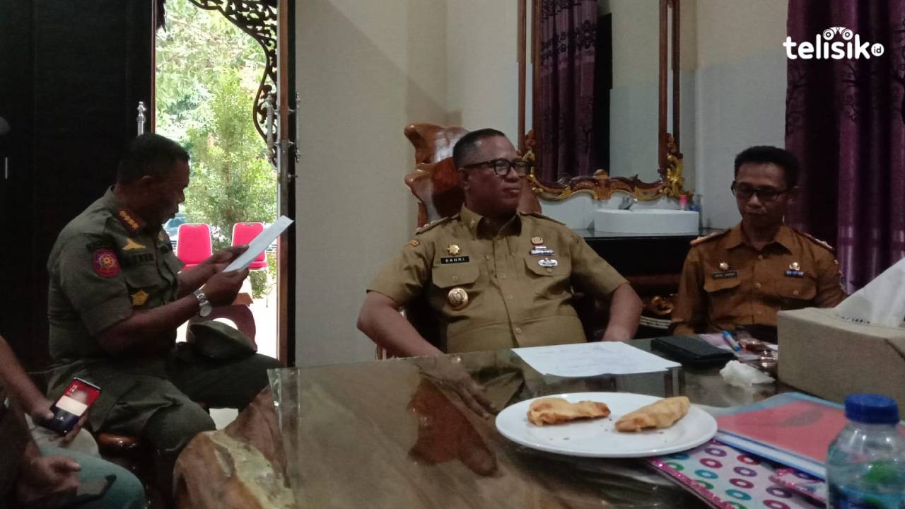 Pj Bupati Muna Barat, Bahri menjelaskan soal pengelolaan birokrasi. Foto: Sunaryo/Telisik