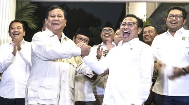 Duet Prabowo dan Muhaimin di Pilpres 2024, PKB dan Gerindra Jawa Timur mulai lakukan konsolidasi. Foto: Repro suara.com