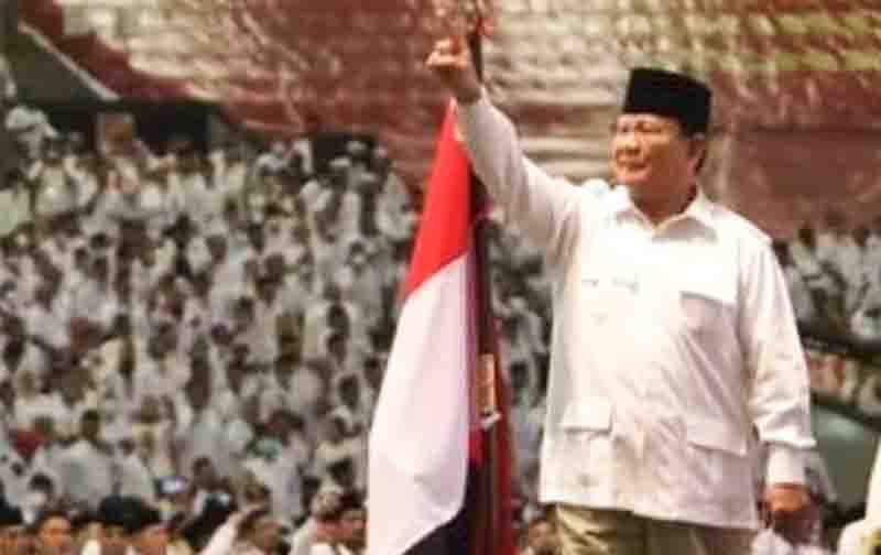 Melalui Rapimnas, Prabowo kembali diusung Partai Gerindra sebagai Capres 2024. Foto: Ist.