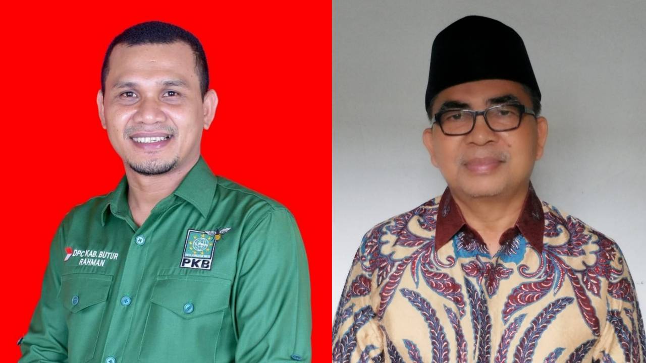 Ketua PKB Buton Utara, Rahman, dan mantan Bupati Nuton Utara, Abu Hasan, menyatakan kesiapannya untuk meramaikan Pilkada Butur 2024 mendatang. Foto: Ist.