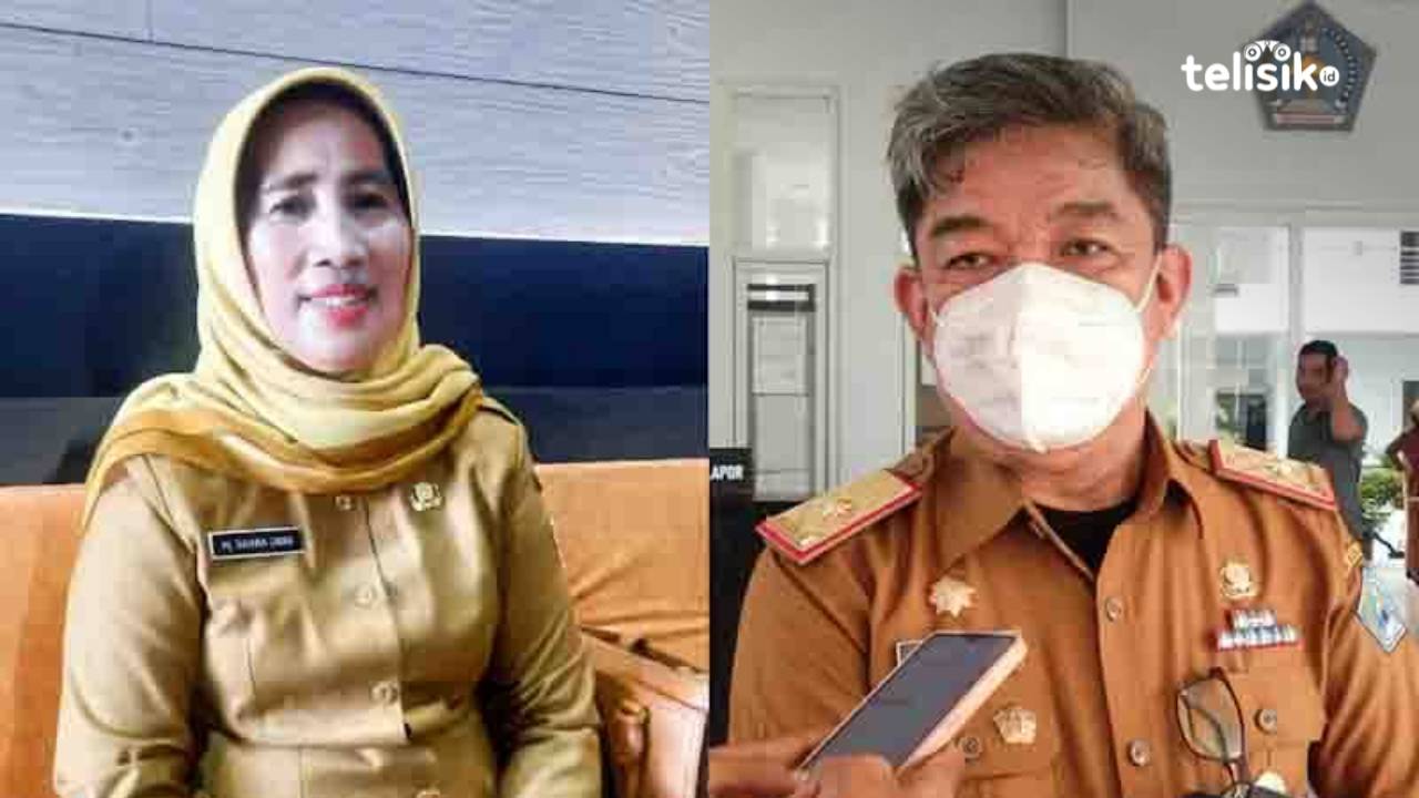 Mantan Sekda, Nahwa Umar dan Sekda Kota Kendari, Ridwansyah Taridala digadang-gadang akan menjadi usulan DPRD sebagai calon Pj Wali Kota Kendari. Foto: Kardin/Telisik.