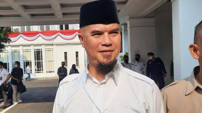 Musisi senior Ahmad Dhani yang juga Wakil Sekjen Partai Gerinda. Foto: Repro tribunnews.com