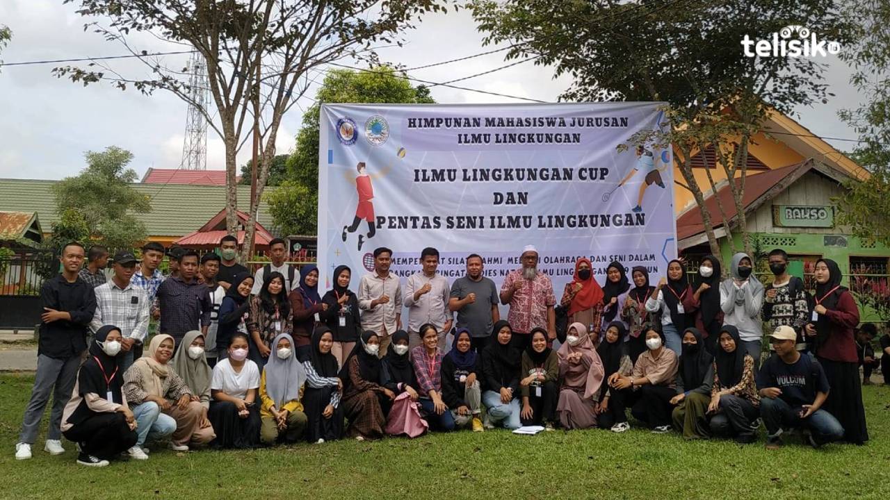 HMJ Ilmu Lingkungan, Fakultas Kehutanan dan Ilmu Lingkungan, UHO menggelar Porseni yang akan dilakukan selama seminggu, terhitung dari Minggu, (18/9/2022). Foto: Adinda Septia Putri/Telisik.