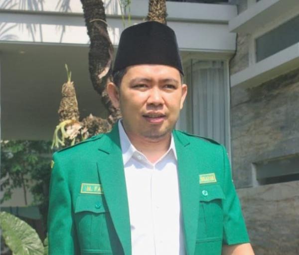 Bendahara Ansor Jawa Timur Gus Fawait menyikapi penghinaan Eko Kuntadhi terhadap pengasuh Ponpes Lirboyo Kediri. Foto: Ist.