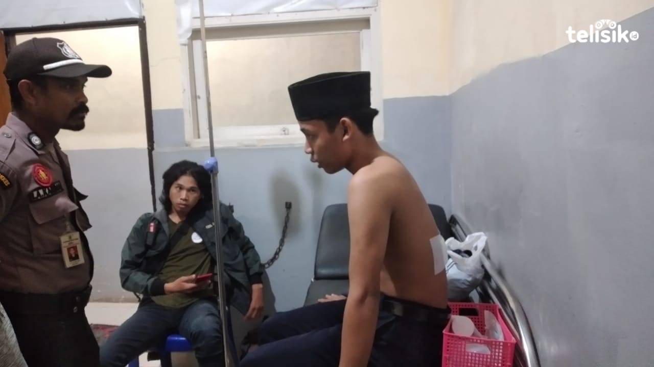 Korban IK saat dirawat di RS Bhayangkara. Foto: Pangga Rahmad/Telisik