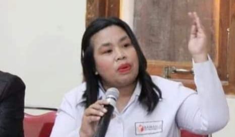 Ketua Bawaslu Manggarai, Marcelina Lorensia membuka pendaftaran panwaslucam dari keterwakilan perempuan minimal 30 persen. Foto: Ist.