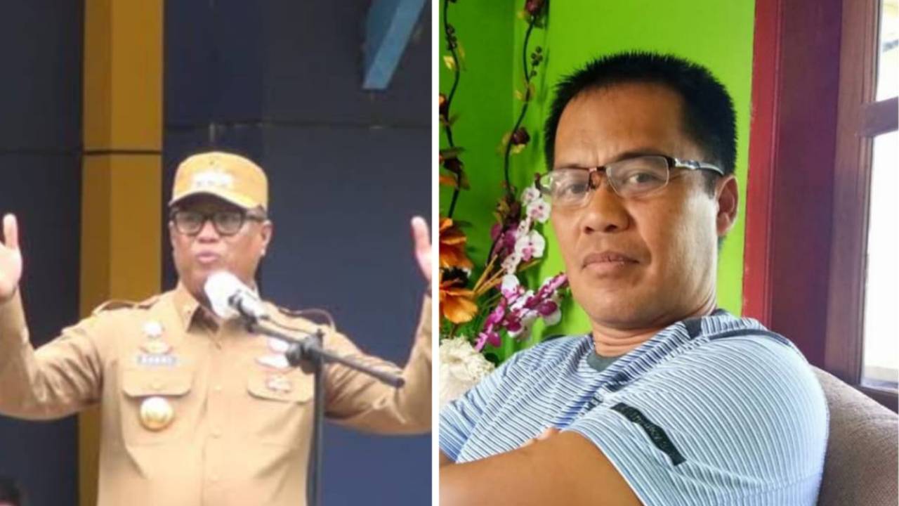 Pj Bupati Muna Barat, Bahri mengusulkan Asisten II, Agustamin untuk menjadi Plt Inspektur. Foto: Ist
