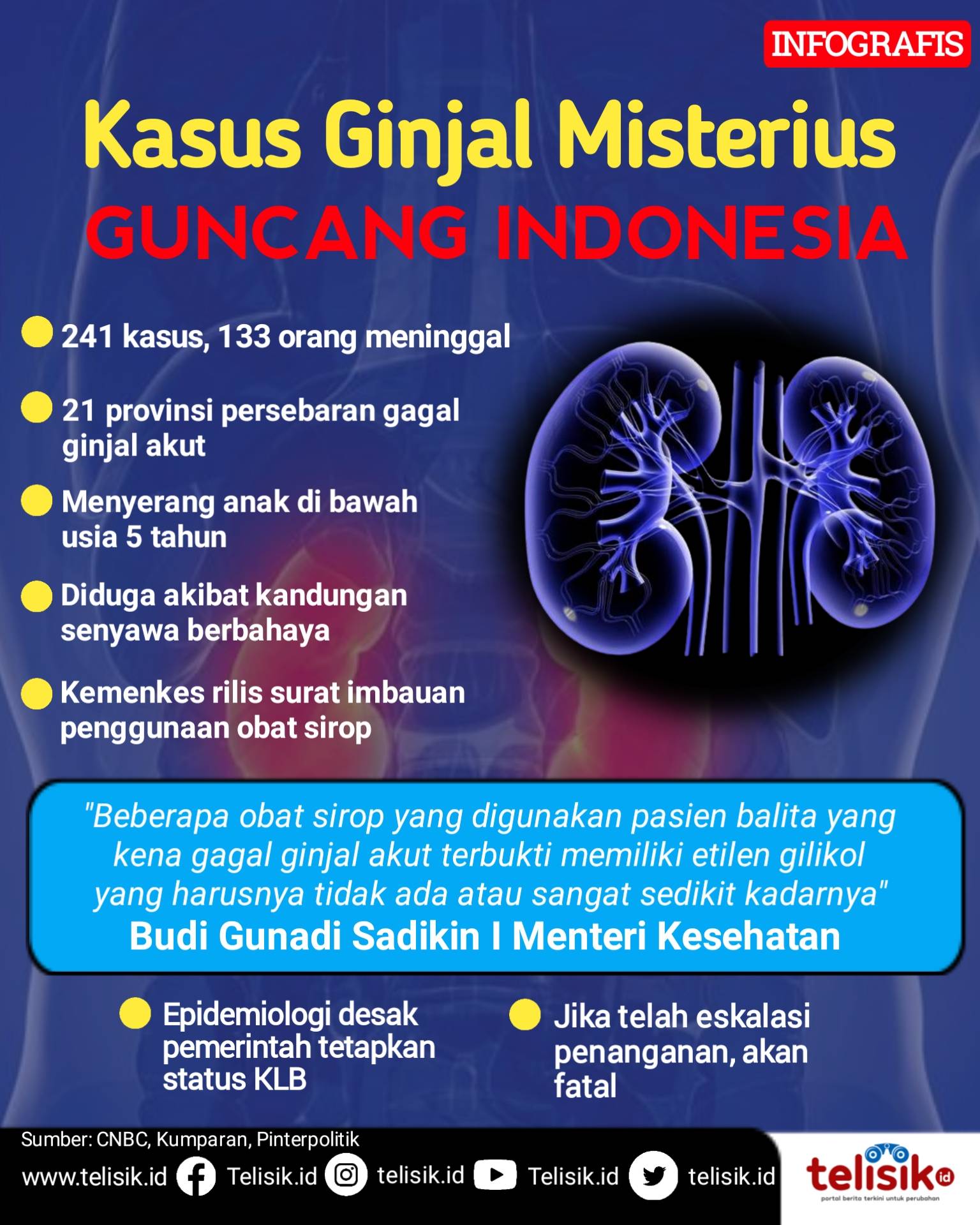 Infografis: Gagal Ginjal Akut Serang Indonesia
