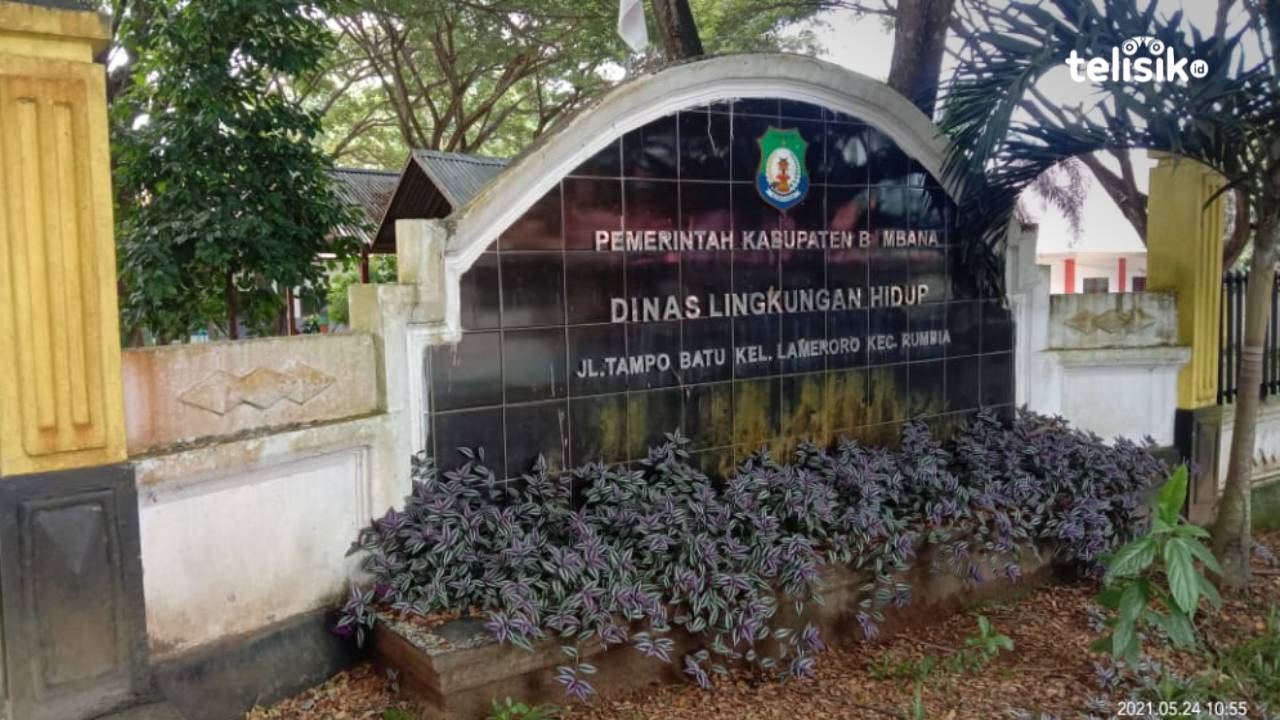 Kantor Dinas Lingkungan Hidup Kabupaten Bombana. Foto: Hir/Telisik