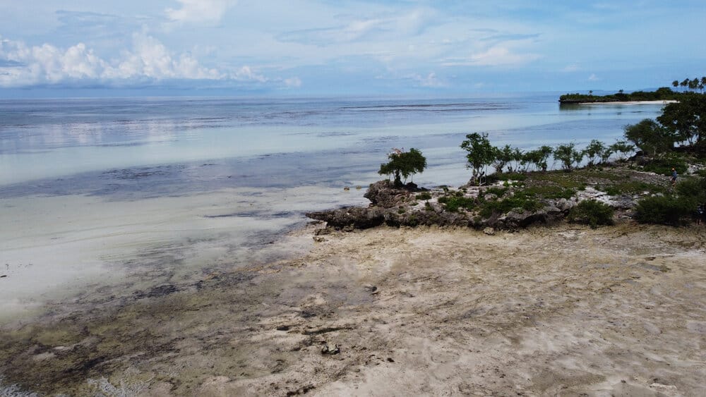Destinasi Wisata Pantai Wantopi yang direncanakan akan dibangun homestay. Foto: Ist