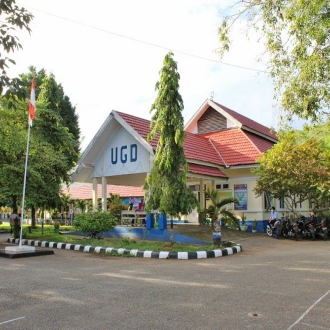 Rumah Sakit Umum Daerah Kota Baubau merawat korban yang dianiaya oleh suaminya sendiri. Foto: Ist.