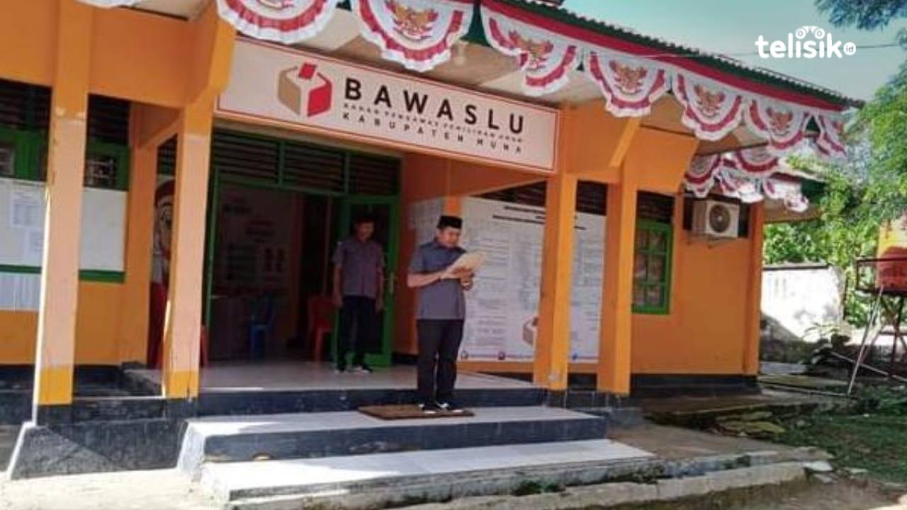 Sekretariat Bawaslu Muna tidak berkoordinasi dengan Pemkab menetapkan ASN sebagai staf Panwascam. Foto: Sunaryo/Telisik