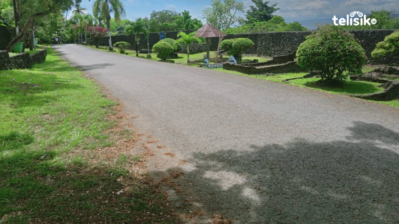 Potret salah satu bagian dari benteng keraton Buton yang masuk dalam Desa Wisata Limbo Wolio yang menjadi 50 desa terbaik ADWI 2022. Foto: Iradat Kurniawan/Telisik