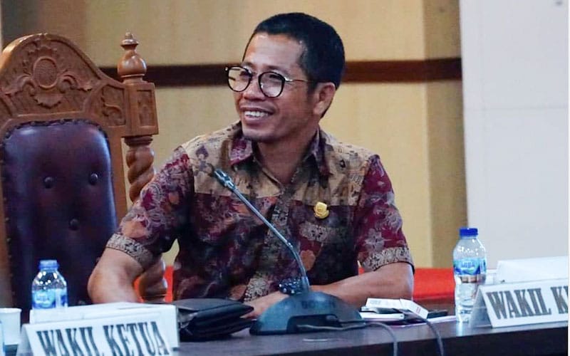 Wakil Ketua DPRD Sulawesi Tenggara, Nursalam Lada mengakui jika ada anggaran Rp 180 miliar untuk PPPK di Tahun 2023. Foto: Sekretariat DPRD Sultra