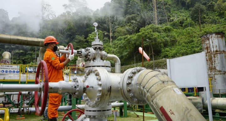 Proses pengembangan panas bumi Ulumbu di Manggarai. Foto: Ist.