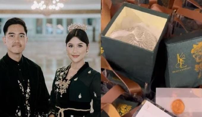 Kaesang dan Erina siapkan tiga jenis suvenir pernikahan yang kental dengan Adat Jawa. Foto: Repro Pikiranrakyat.com