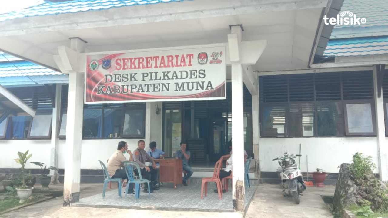 Sekretariat Desk Pilkades penyelesaian sengketa Kabupaten Muna. Foto: Sunaryo/Telisik