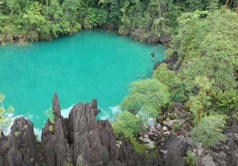 Pulau Labengki memiliki banyak spot landscape yang tidak kalah dengan destinasi lainnya di Indonesia. Foto: Ist.