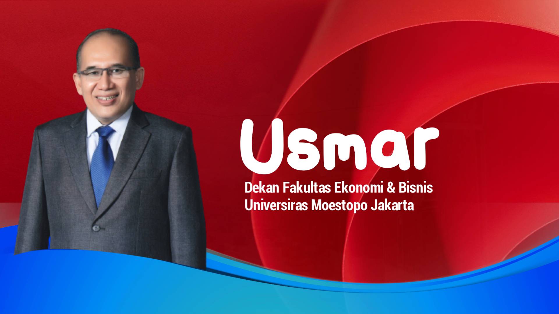 Dr. Usmar, SE, M.M, Dekan Fakultas Ekonomi & Bisnis Universiras Moestopo Jakarta. Foto: Ist.