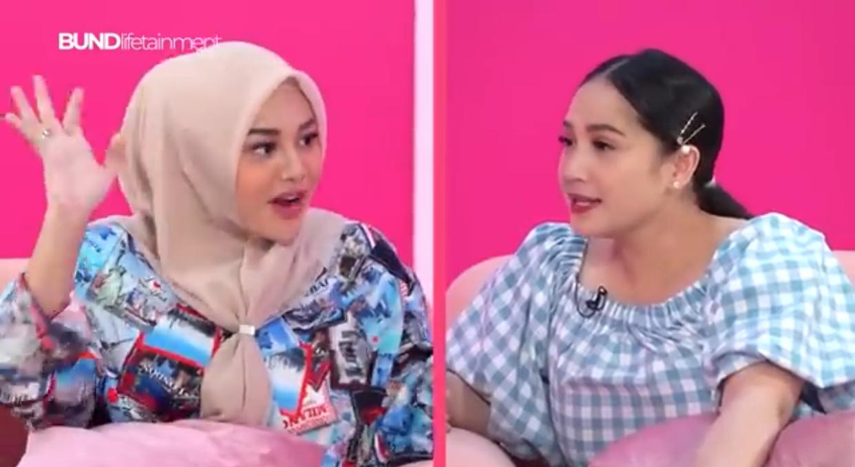 Aurel Hermansyah membagikan kisah suka dukanya sebagai perempuan yang nikah muda kepada Nagita Slavina. Foto: Screenshot Youtube Bund Entertainment