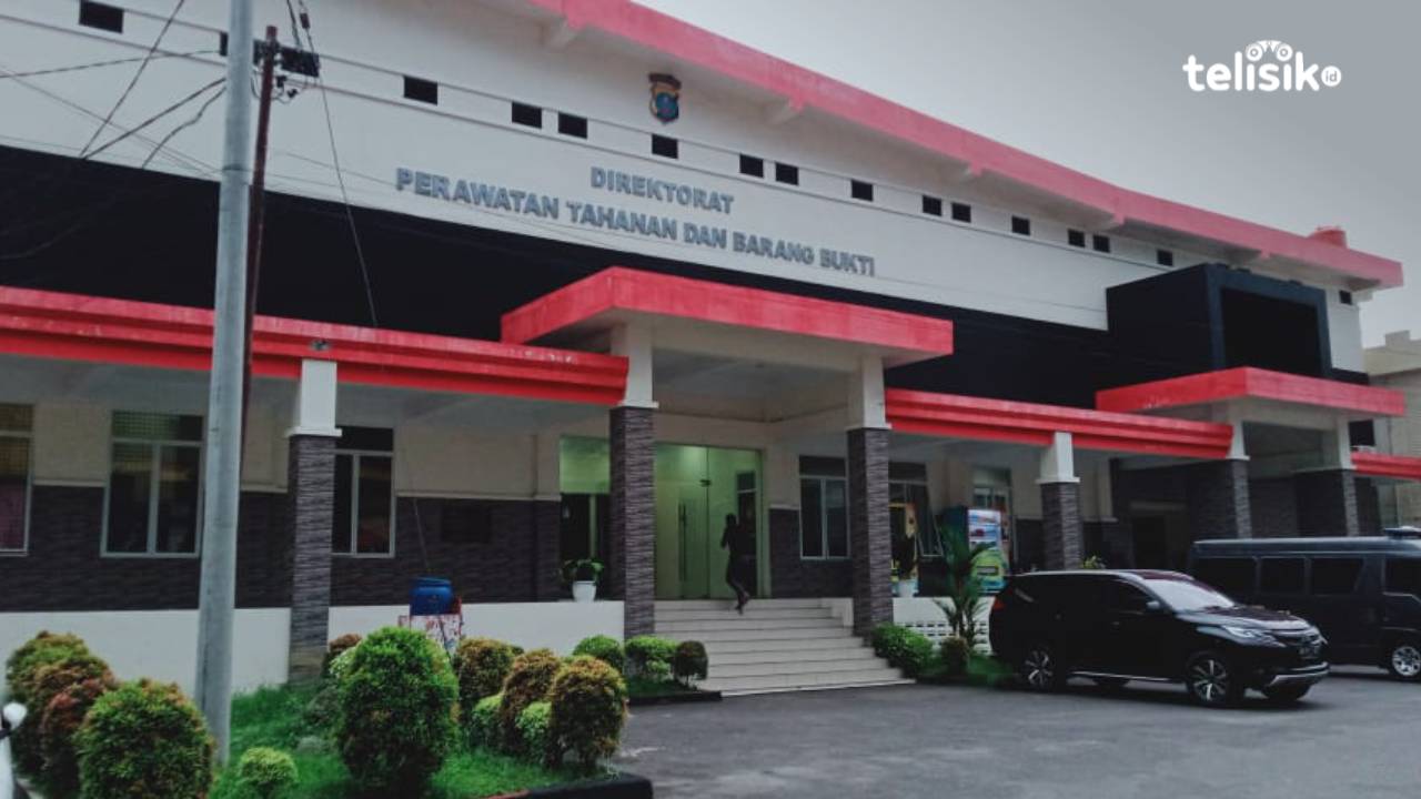 Kantor Direktorat Tahanan dan Barang Bukti Polda Sumatera Utara, tempat ketiga pengedar pil ekstasi ditahan. Foto: Reza Fahlefy/Telisik