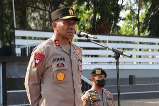 Kapolda Nusa Tenggara Timur, Irjen Pol Johni Asadoma memperkuat kordinasi jelang ASEAN Sumnit 2023 di Labuan Bajo. Foto: Ist.