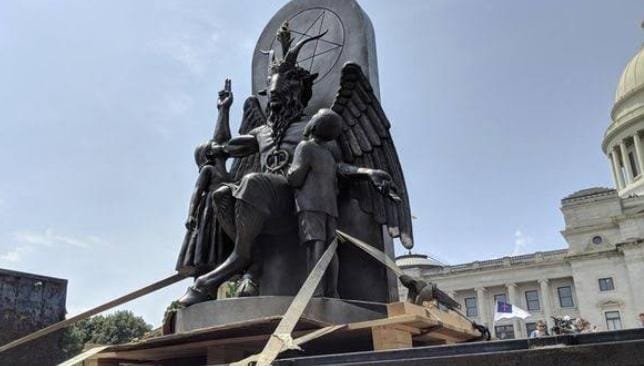 Meski namanya pemuja setan, namun The Satanic Temple mengaku tak percaya akan adanya setan. Foto: Repro Cnnindonesia.com