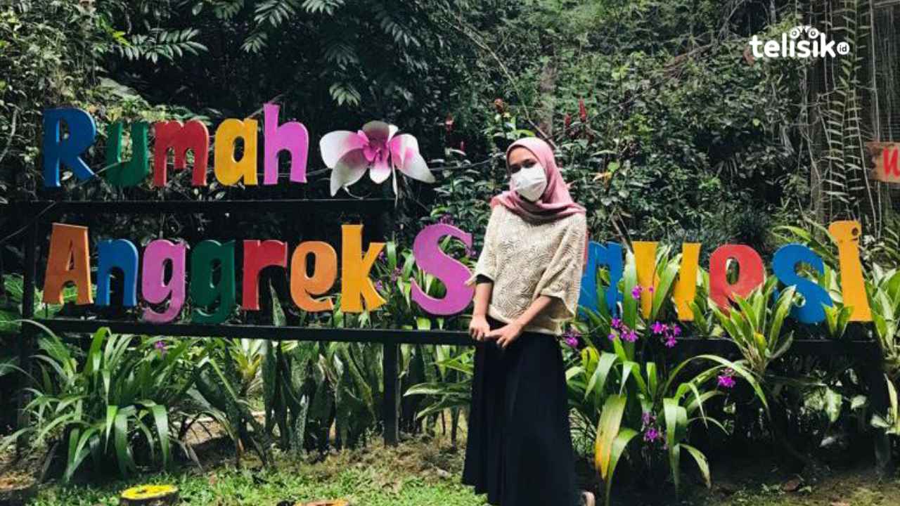 Kebun raya UHO memiliki rumah anggrek dengan pemandangan yang masih sangat asri. Foto: Febry Jahra Lestiani/Telisik