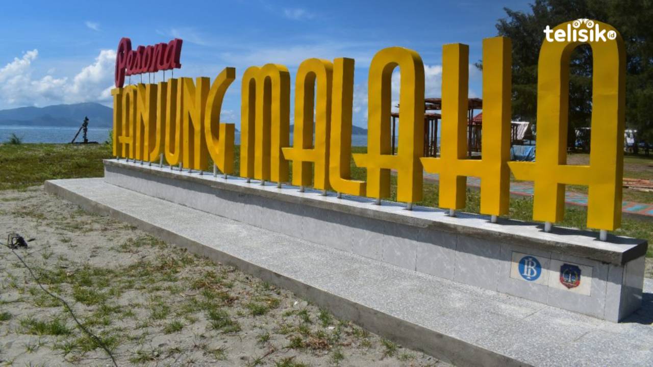 Pesona pantai Tanjung Malaha menawarkan pemandangan alam yang sangat eksotis. Bukan hanya sunrise dan sunset, di sini kita juga dapat melihat panorama pesisir pantai dan pasir halus. Foto: Sigit Purnomo/Telisik