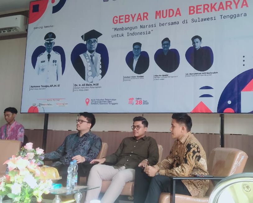 Peran pemuda dalam kancah global dapat dimaksimalkan melalui forum Y20 yang disampaikan oleh Michael Victor Sianipar. Foto: Ist.