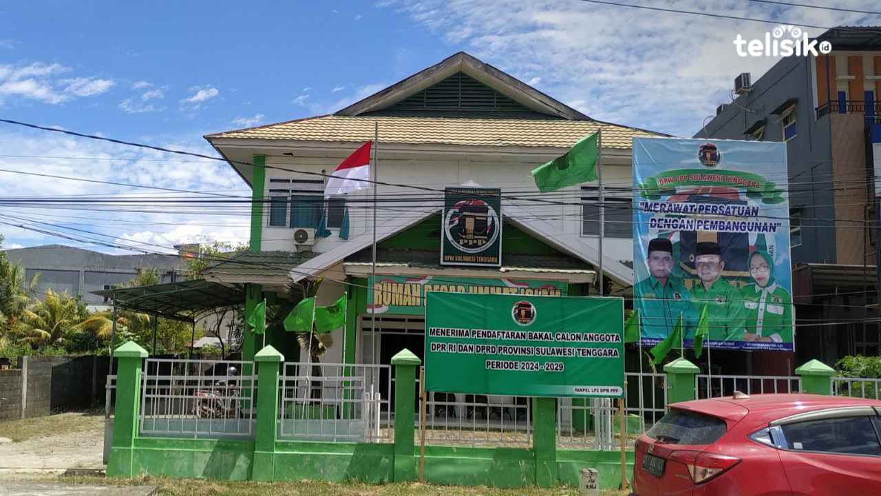 DPW PPP Sulawesi Tenggara terlihat sudah buka pendaftaran caleg untuk Pemilu 2024. Foto: Adinda Septia Putri/Telisik