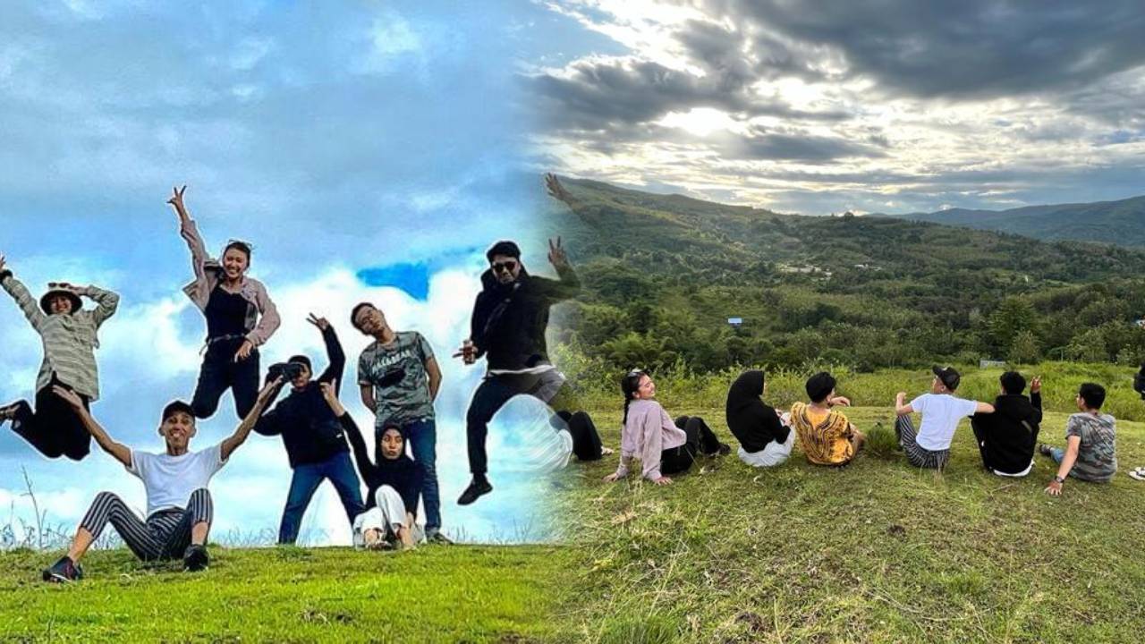 Puncak Langkapa terletak di Kecamatan Rumbia, Kabupaten Bombana, menawarkan panorama alam yang berbeda. Foto: Ist.