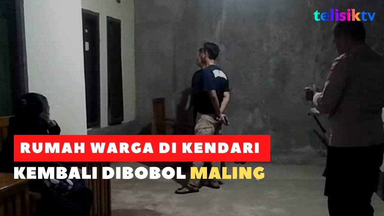 Video: Rumah Warga di Kendari Kembali Dibobol Maling