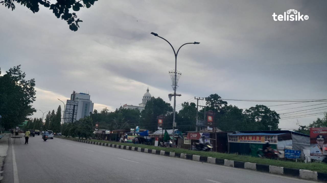 Kota Kendari hari ini diprediksi tidak terguyur hujan, dalam 5 hari mendatang hanya beberapa daerah Sulawesi Tenggara diprediksi terguyur hujan. Foto: La Ode Andi Rahmat/Telisik