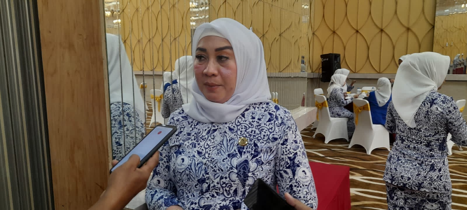 Cici Ita Ristianty dilantik menjadi Ketua IWAPI Kabupaten Konawe periode 2023-2028. Foto: Ist.