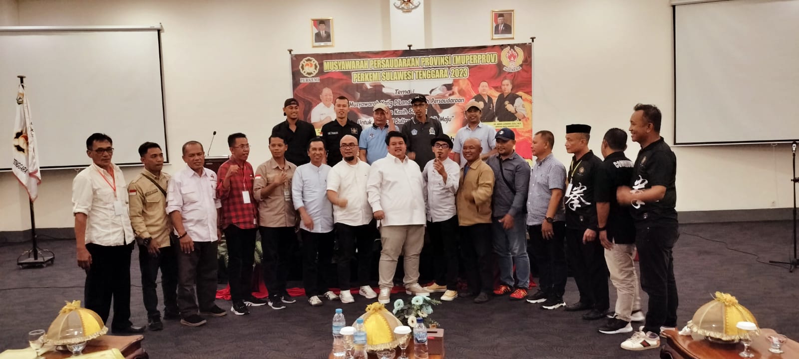 Yudhianto Mahardika terpilih secara aklamasi menjadi ketua umum Perkemi Sulawesi Tenggara masa bakti 2023-2027. Foto: Ist.
