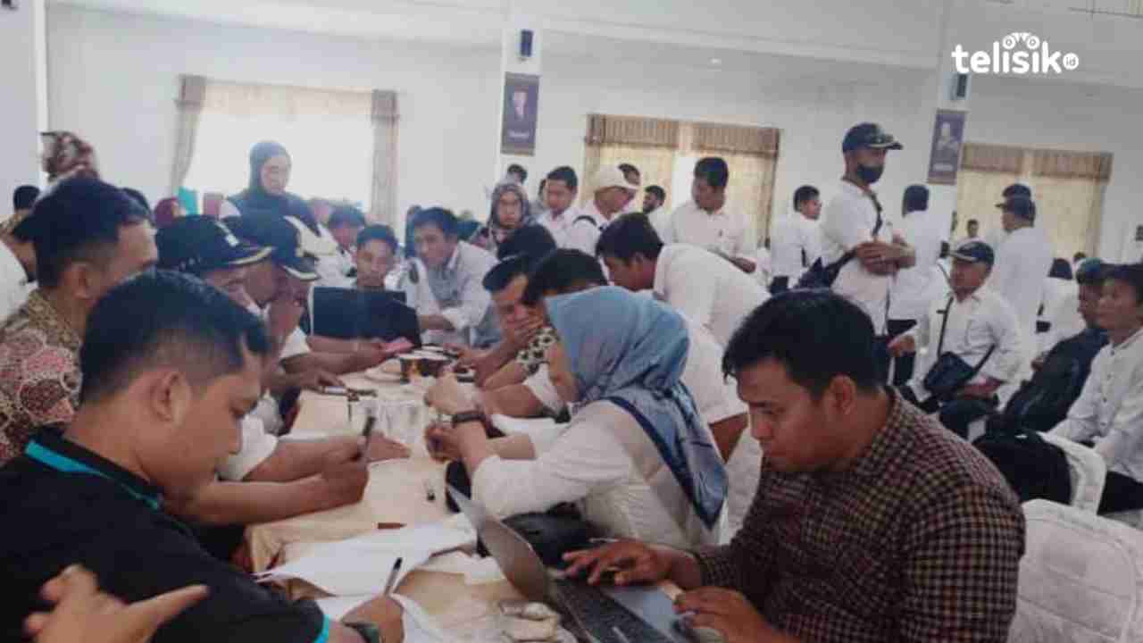 Suasana pra musrembang rencama kerja pemerintah daerah  Kabupaten Bombana tahun 2024 di aula Tanduale Bombana. Foto: Hir Abrianto/Telisik