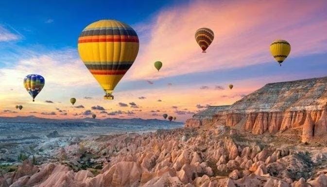 Selain menyimpan keindahan alamnya, Cappadocia juga memiliki misteri di masa lalu. Foto: Repro Tribunnews.com