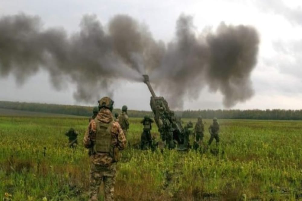 Perang antara Rusia dan Ukraina masih berlangsung hingga saat ini. Foto: Repro Bisnis.com