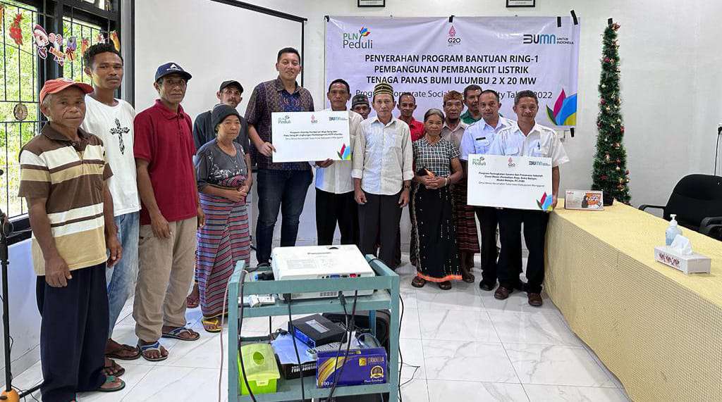 PLN UIP Nusra telah berkontribusi besar memberikan CSR untuk warga sekitar Ulumbu di Manggarai. Foto: Ist.