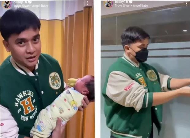 Presenter Billy Syahputra mendadak jadi perbincangan netizen di media sosial. Sebab, dia mendadak mengumumkan kabar kelahiran anak pertamanya melalui Instagram. Foto: Repro Hops.id