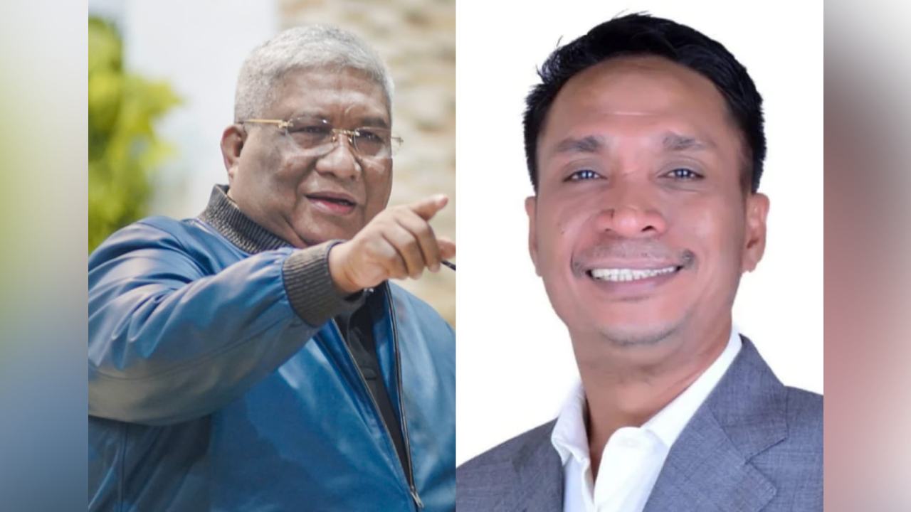 Gubernur Sulawesi Tenggara, Ali Mazi (kiri) dan Kepala Dinas Pendidikan dan Kebudayaan Yusmin (kanan). Foto: Kolase