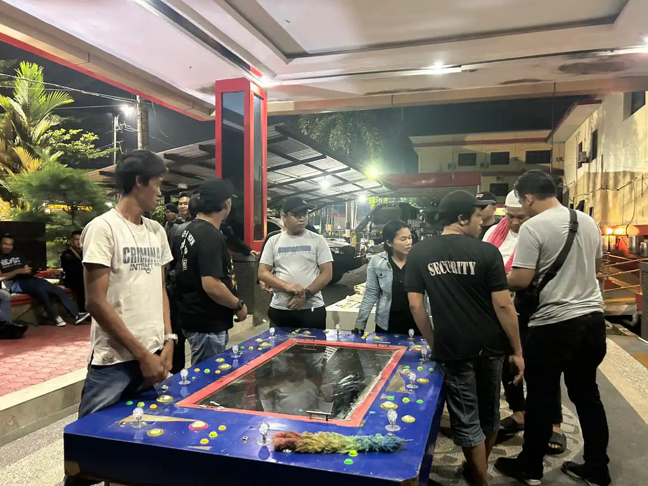Polisi mengamankan mesin judi tembak ikan yang meresahkan masyarakat . Foto: Humas Polda Sumatera Utara