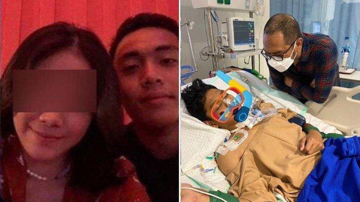 Ayah dari dari David Ozora, korban pemukulan Mario Dandy, tak terima anaknya dituduh jadikan AG sebagai budak seks. Foto: Repro Tribunstyle.com