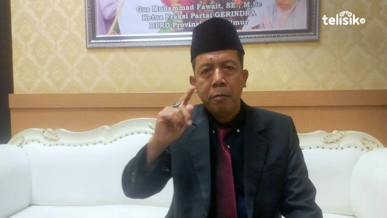 Penasehat Ansor Jatim dan politisi Gerindra Imam Makruf, membeberkan, kuota caleg perempuan di Gerindra Jawa Timur mayoritas adalah kader Muslimat NU. Foto: Yudhie/Telisik